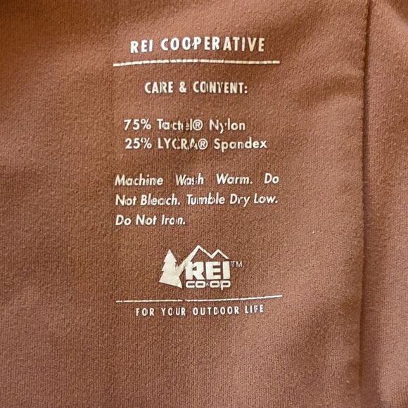 REI Co-op Take Your Time Leggings - Size Medium, Red Clay - Picture 5 of 6